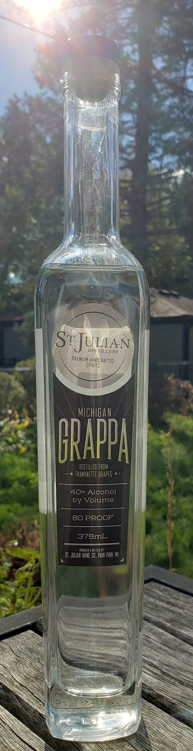 St. Julian Michigan Grappa – Sipology